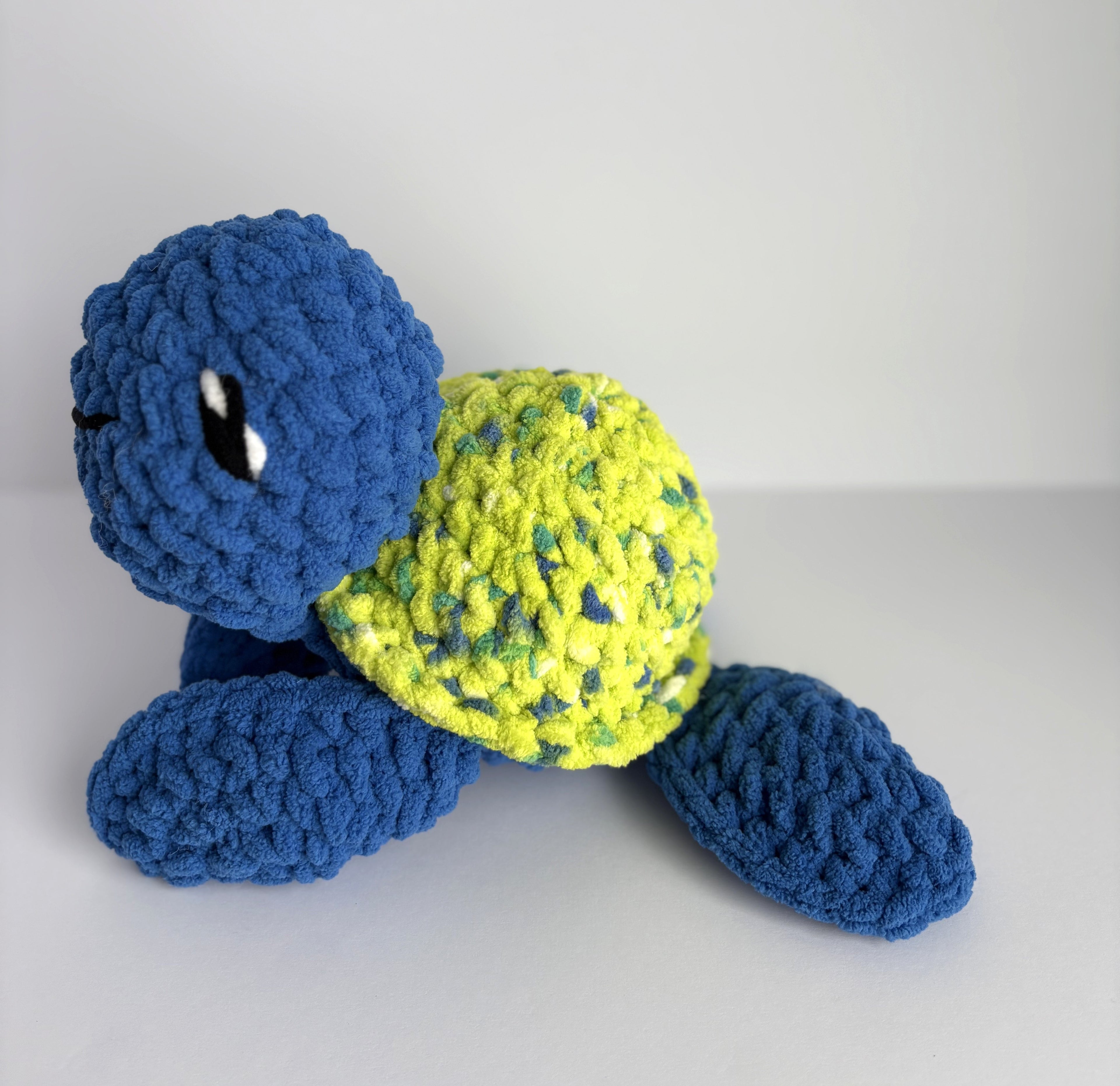 Sea Turtle Plushie- Sewn Eyes