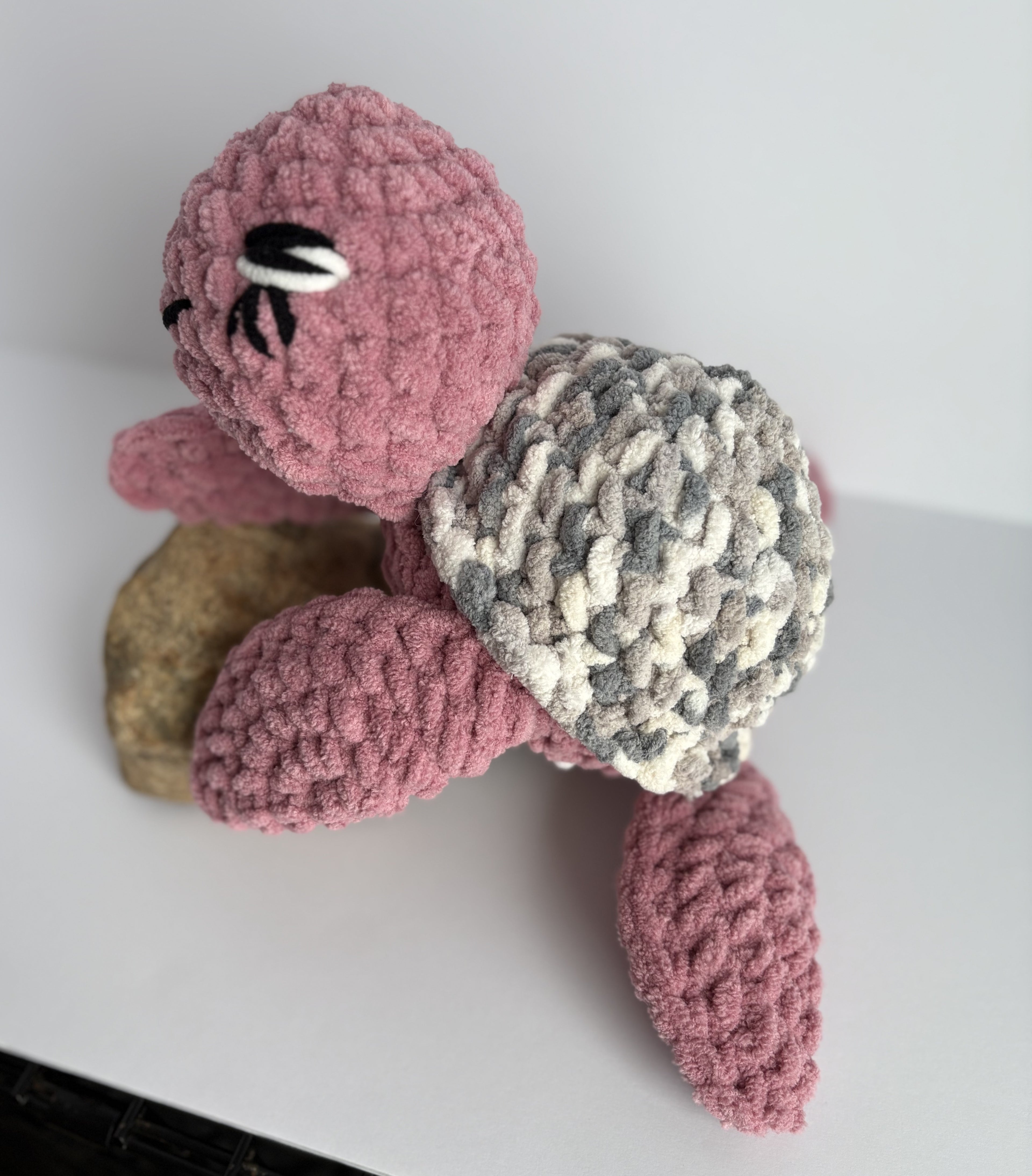Sea Turtle Plushie- Sewn Eyes