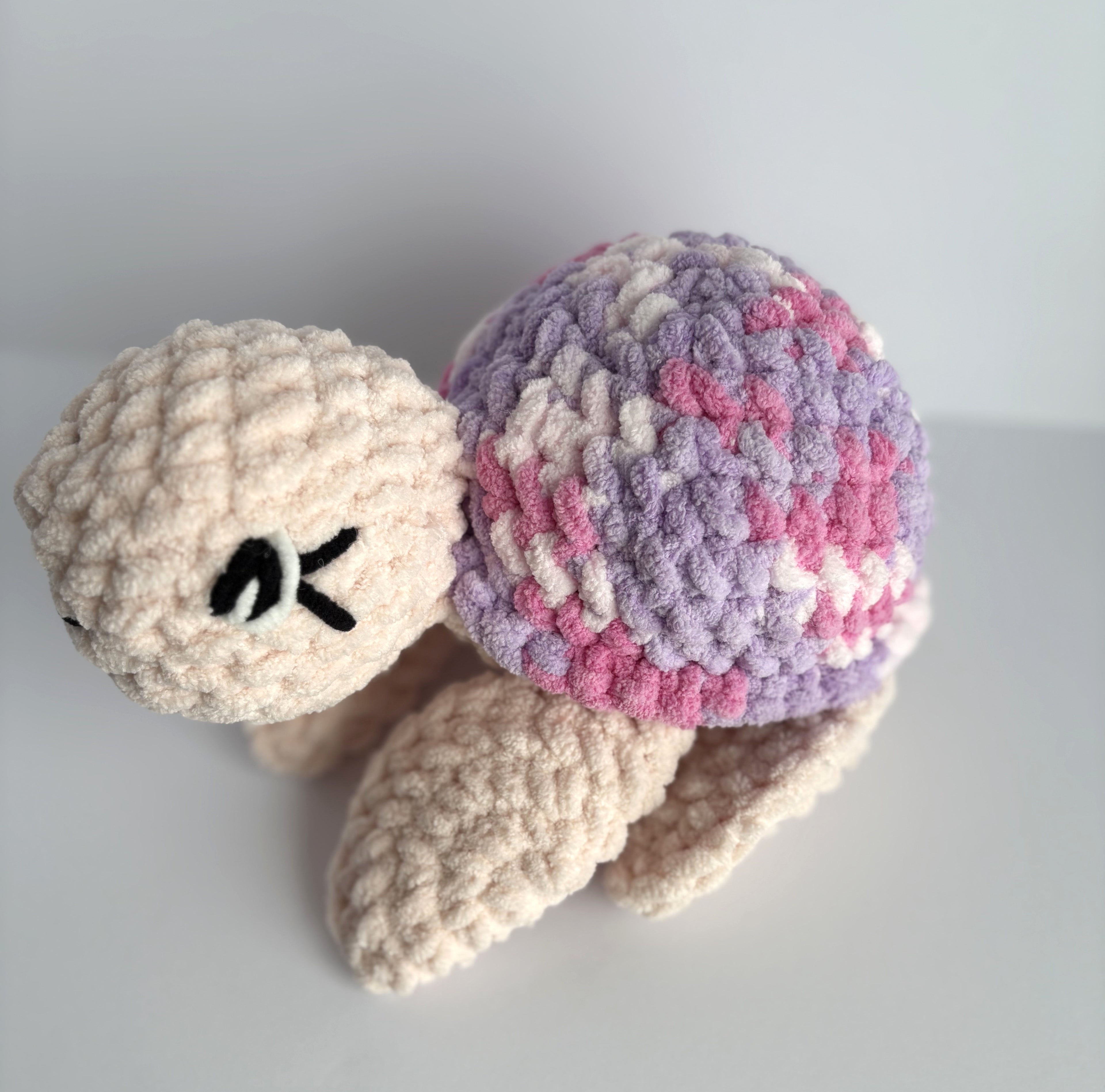 Sea Turtle Plushie- Sewn Eyes